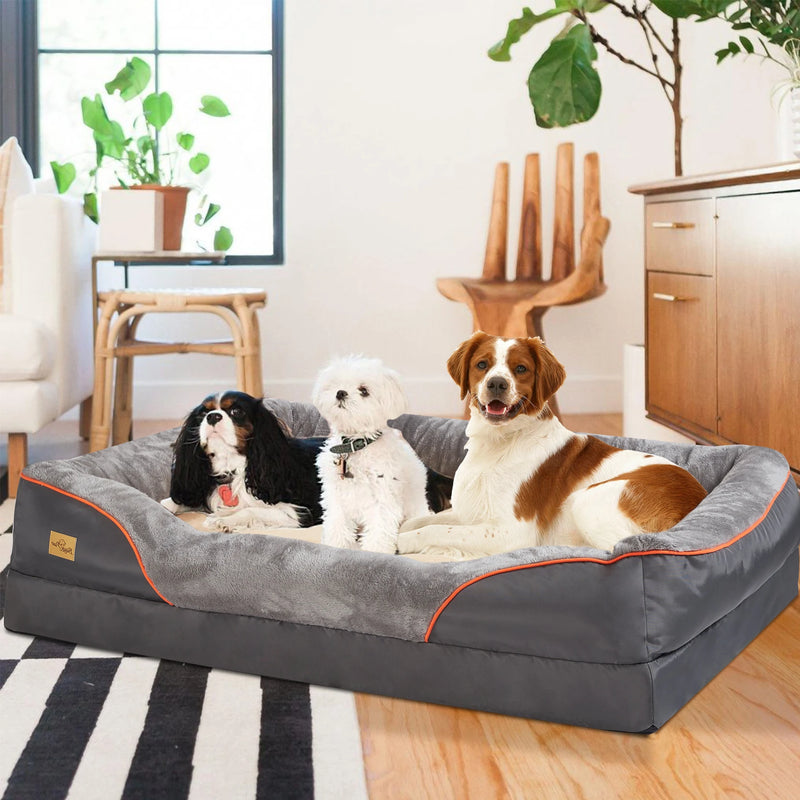 Premium Orthopedic Dog Bed – Memory Foam Support for Joint Relief & Better Sleep (All Sizes)