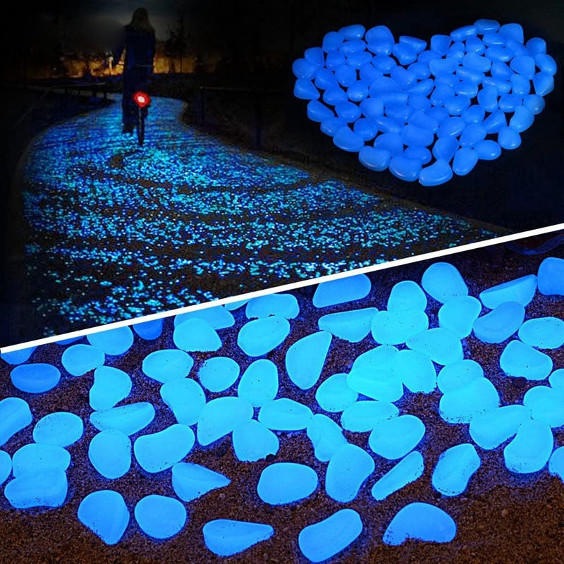 Glow-in-the-Dark Garden Pebbles