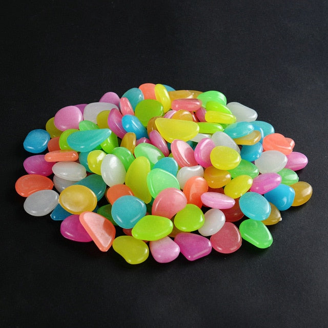 Glow-in-the-Dark Garden Pebbles