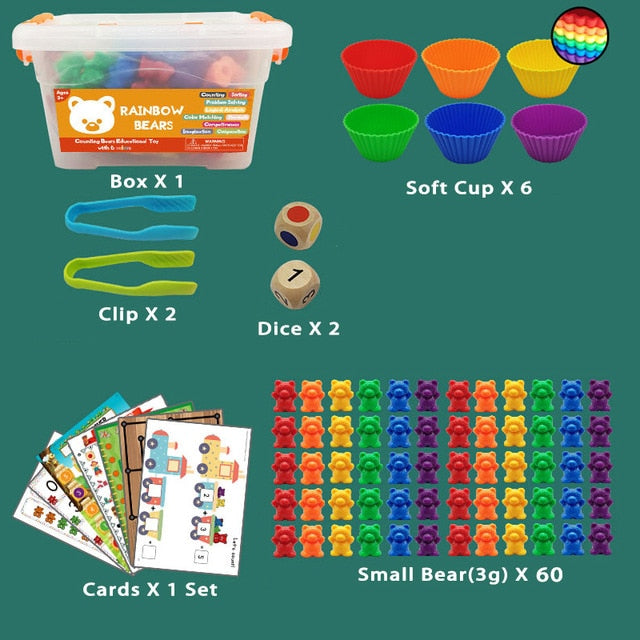 Rainbow Counting Bears