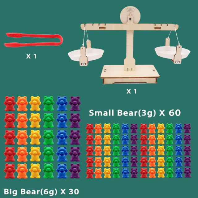 Rainbow Counting Bears